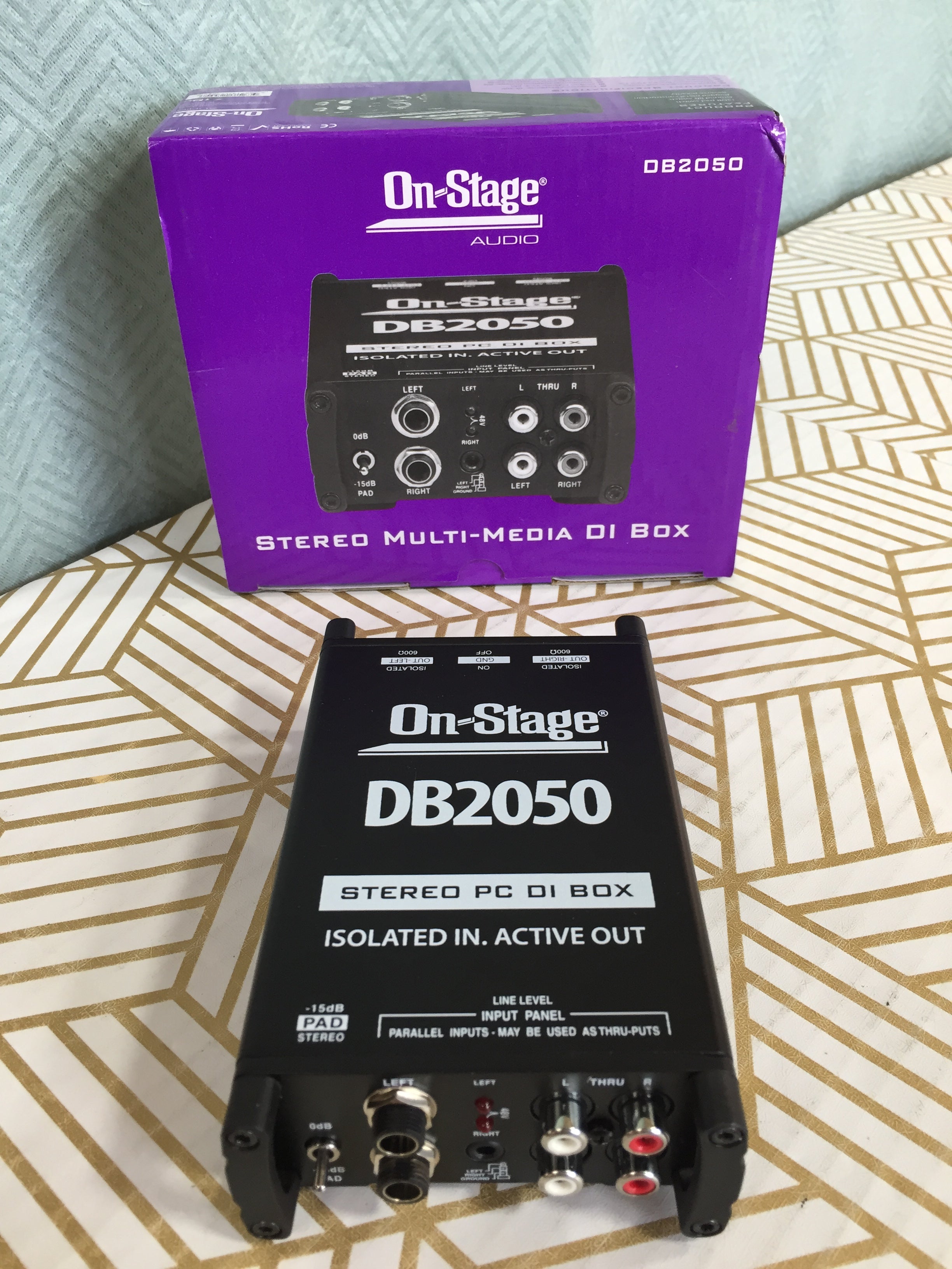 On-Stage DB2050 Active Stereo Multi-Media DI Box *OPEN BOX* (7861593571566)